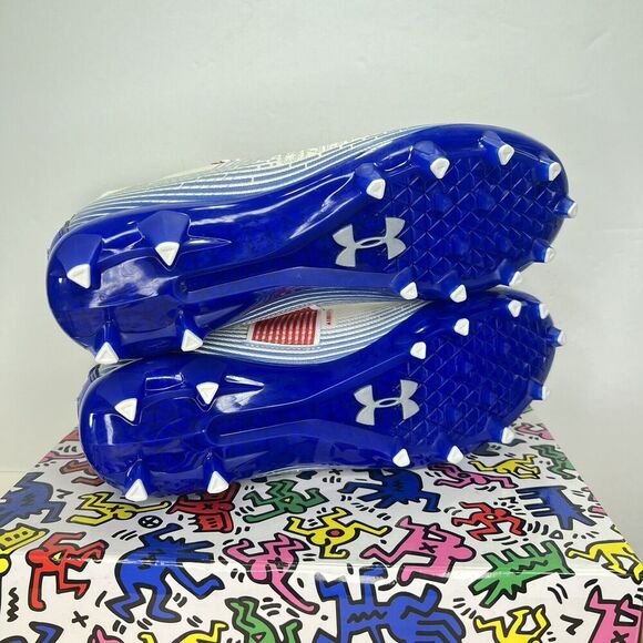 Under Armour Men's Highlight MC Texas LE Football Cleats 3025854 100 Size 9 USA - Picture 7 of 10